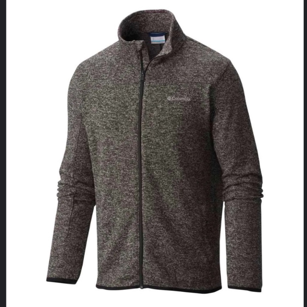 Columbia Birchwood Gray Full‑Zip Warm Top – Zip Front Layer | Size XL